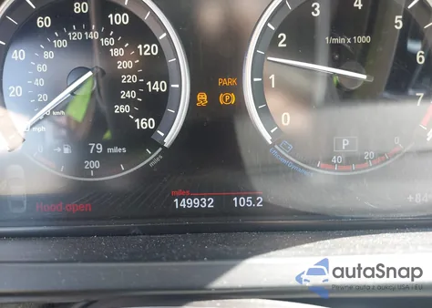 2013 BMW 750Li z USA, uszkodzony, nr VIN WBAYE8C56DDE22427